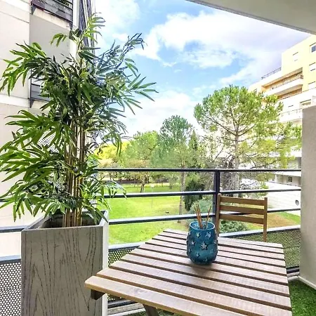 Superbe Appt Port Marianne, Parking Prive, 4 Personnes شقة مونبيلييه