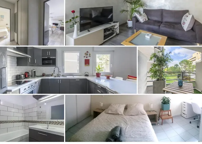 Superbe Appt Port Marianne, Parking Prive, 4 Personnes *